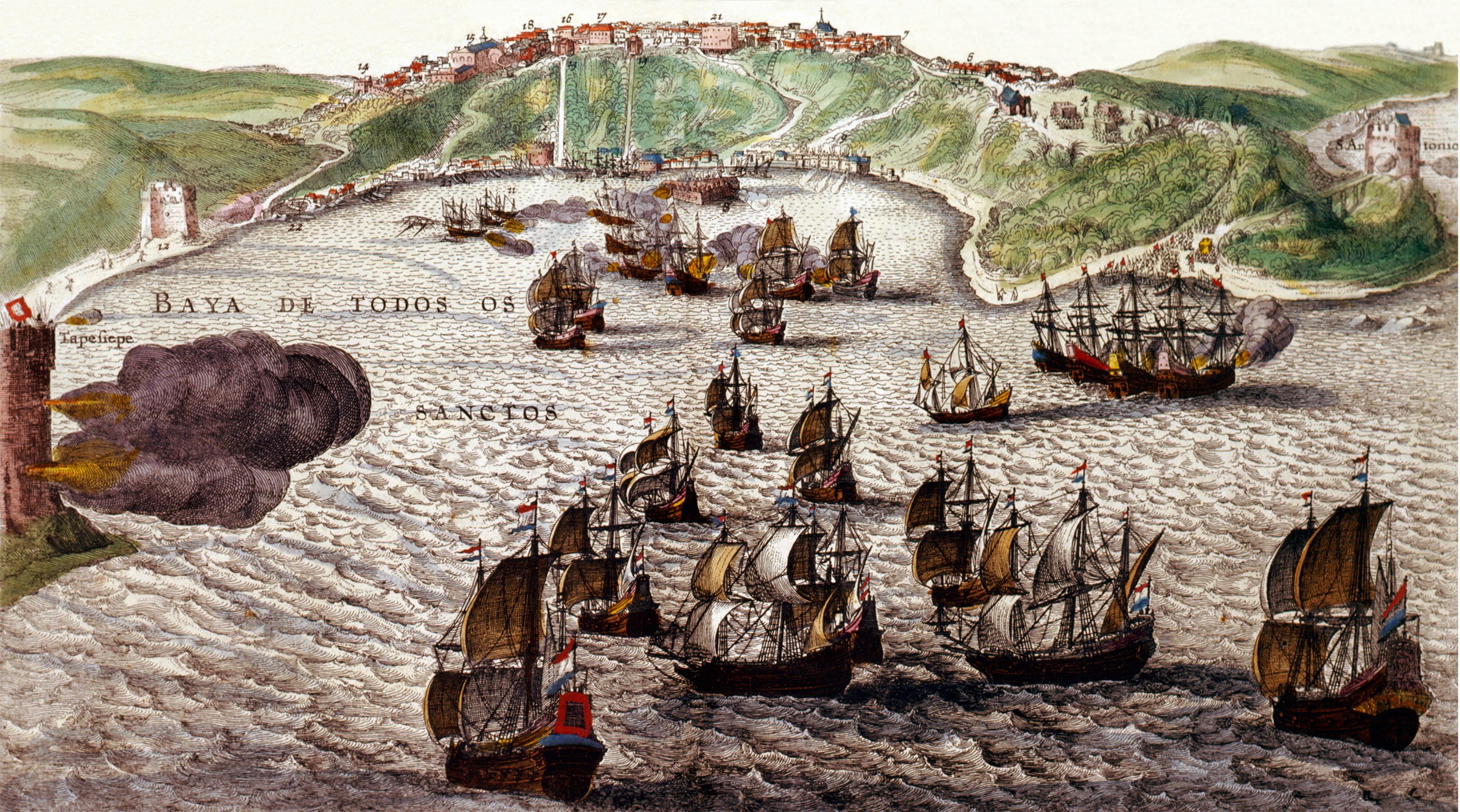 A invasão holandesa de Salvador em 1624 - Zona Curva